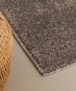 Tapis Carré poil ras Fine - gris clair