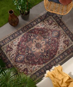 Tapis extérieur vintage - Valenca Brio rouge - sfeer