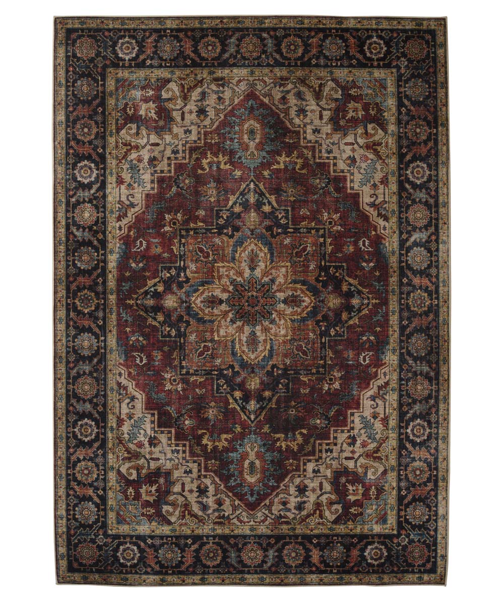 Tapis extérieur vintage - Valenca Brio rouge - overzicht Tapis extérieur vintage - Valenca Brio rouge - overzicht