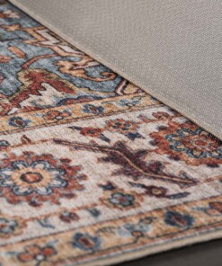 Tapis extérieur vintage - Valenca Brio beige/bleu clair - close up, thumbnail Tapis extérieur vintage - Valenca Brio beige/bleu clair - close up, thumbnail