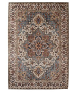 Tapis extérieur vintage - Valenca Brio beige/bleu clair - overzicht