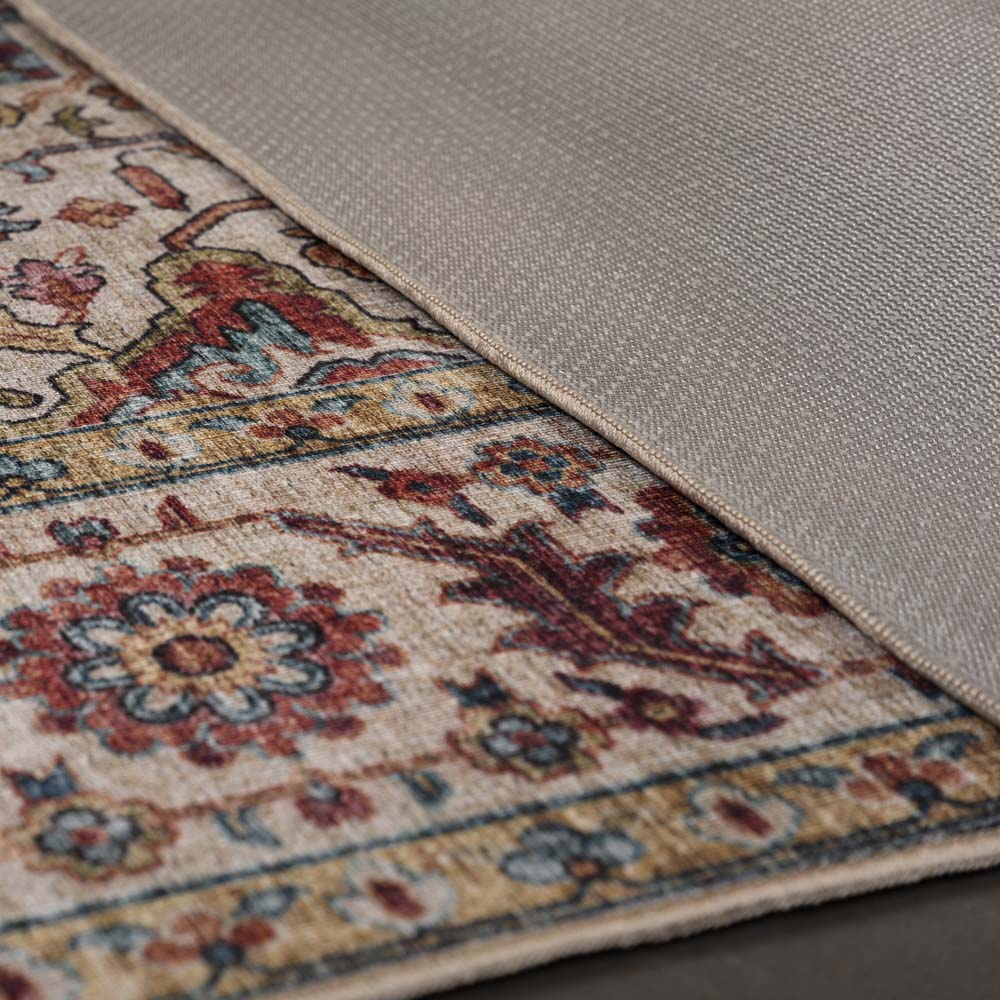 Tapis extérieur vintage - Valenca Brio rouge/bleu foncé Tapis extérieur vintage - Valenca Brio rouge/bleu foncé