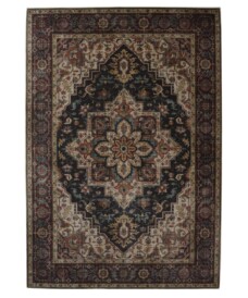 Tapis extérieur vintage - Valenca Brio rouge/bleu foncé - overzicht, thumbnail