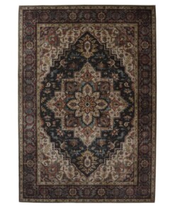 Tapis extérieur vintage - Valenca Brio rouge/bleu foncé - overzicht