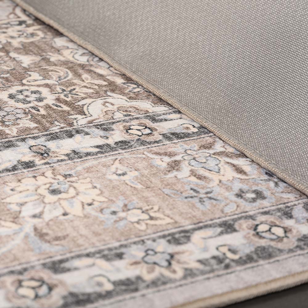 Tapis extérieur vintage carré - Valenca Nova beige/gris clair - close up Tapis extérieur vintage carré - Valenca Nova beige/gris clair - close up