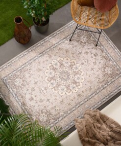 Tapis extérieur vintage - Valenca Nova beige/gris clair - sfeer