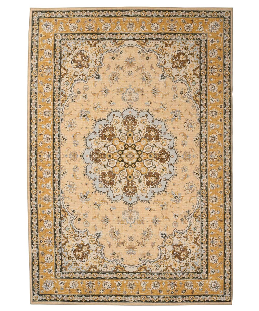 Tapis extérieur vintage - Valenca Nova jaune - overzicht Tapis extérieur vintage - Valenca Nova jaune - overzicht