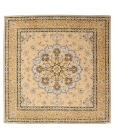 Tapis extérieur vintage carré - Valenca Nova jaune - overzicht, thumbnail