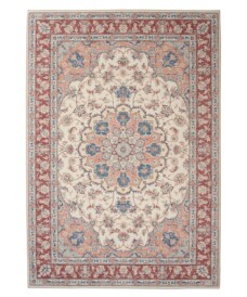 Tapis extérieur vintage - Valenca Nova crème/rouge - overzicht, thumbnail
