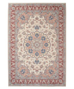 Tapis extérieur vintage - Valenca Nova crème/rouge - overzicht