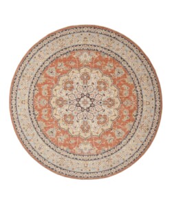 Tapis extérieur rond vintage - Valenca Nova terre cuite - overzicht