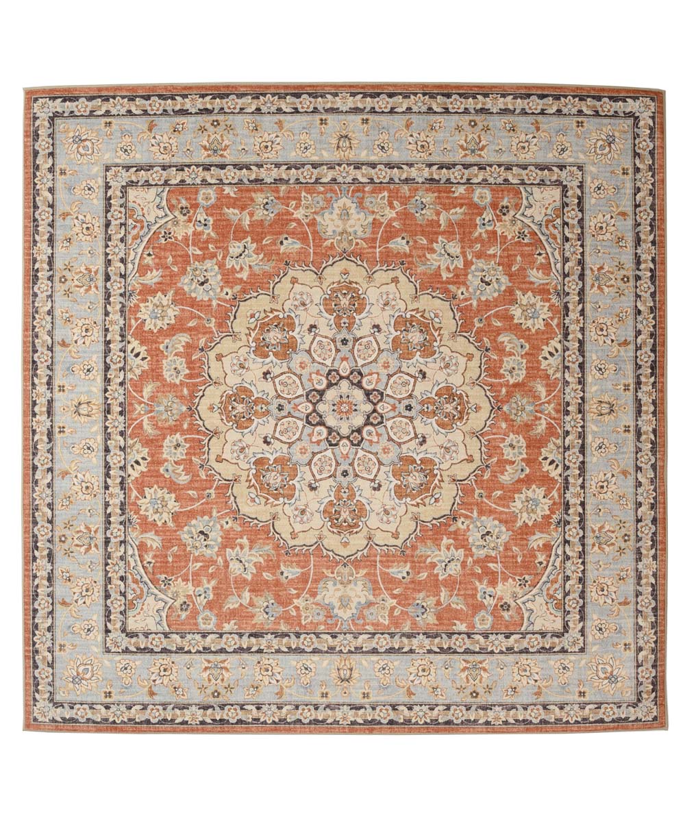 Tapis extérieur vintage carré - Valenca Nova terre cuite - overzicht Tapis extérieur vintage carré - Valenca Nova terre cuite - overzicht