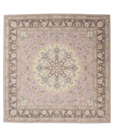 Tapis extérieur vintage carré - Valenca Nova violet/rose - overzicht, thumbnail