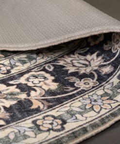 Tapis extérieur rond vintage - Valenca Nova vert foncé - close up, thumbnail Tapis extérieur rond vintage - Valenca Nova vert foncé - close up, thumbnail