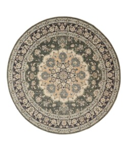 Tapis extérieur rond vintage - Valenca Nova vert foncé - overzicht, thumbnail Tapis extérieur rond vintage - Valenca Nova vert foncé - overzicht, thumbnail