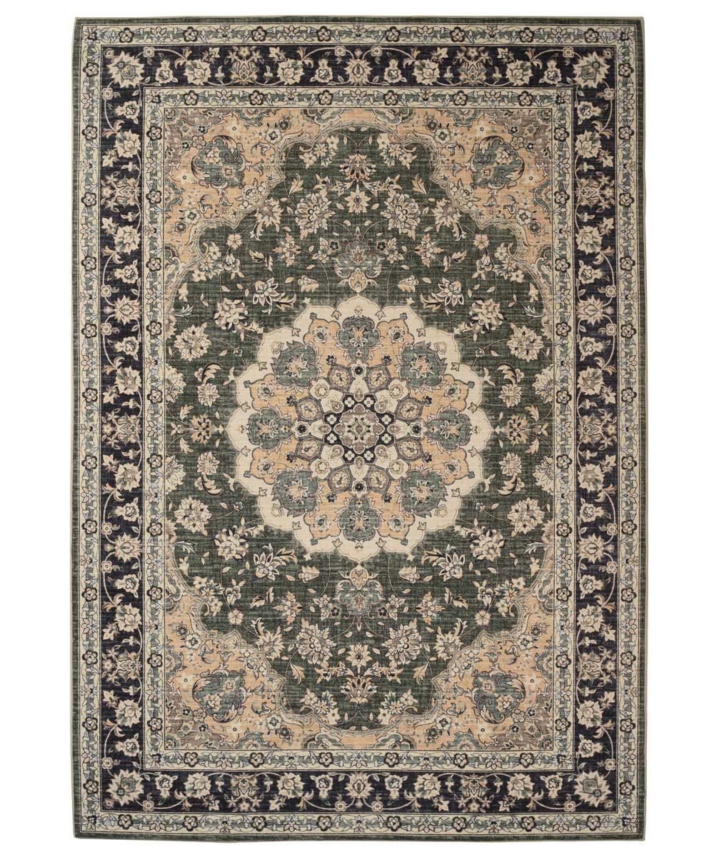 Tapis extérieur vintage - Valenca Nova vert foncé - overzicht Tapis extérieur vintage - Valenca Nova vert foncé - overzicht