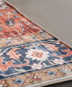 Tapis extérieur vintage - Valenca Fino vert/bleu