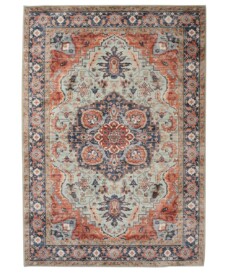 Tapis extérieur vintage - Valenca Fino vert/bleu - overzicht, thumbnail