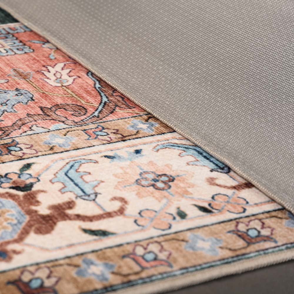 Tapis extérieur vintage - Valenca Fino vert/rouge Tapis extérieur vintage - Valenca Fino vert/rouge