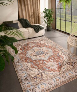 Tapis extérieur vintage - Valenca Fino terre cuite - sfeer