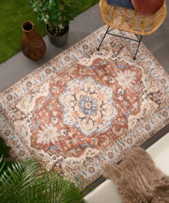 Tapis extérieur vintage - Valenca Fino terre cuite - sfeer