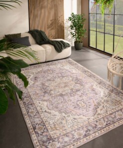 Tapis extérieur vintage - Valenca Fino violet/rose - sfeer