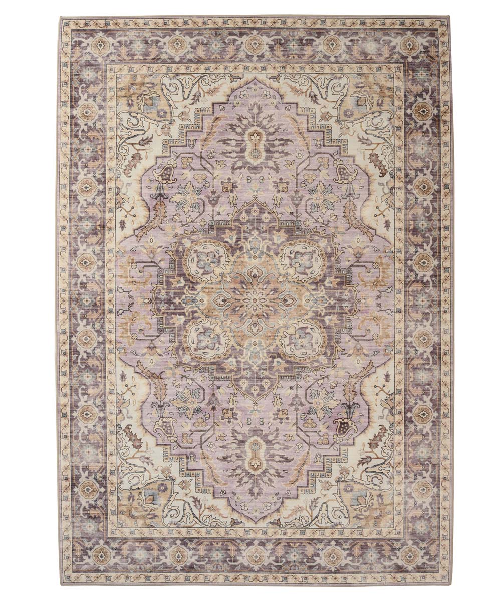 Tapis extérieur vintage - Valenca Fino violet/rose - overzicht Tapis extérieur vintage - Valenca Fino violet/rose - overzicht
