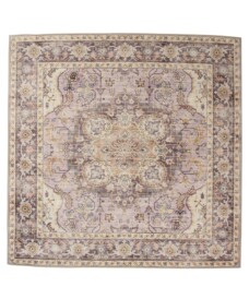 Tapis extérieur vintage carré - Valenca Fino violet/rose - overzicht, thumbnail