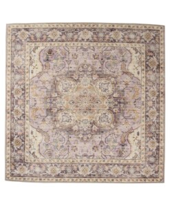 Tapis extérieur vintage carré - Valenca Fino violet/rose - overzicht