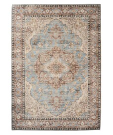 Tapis extérieur vintage - Valenca Fino bleu clair - overzicht, thumbnail