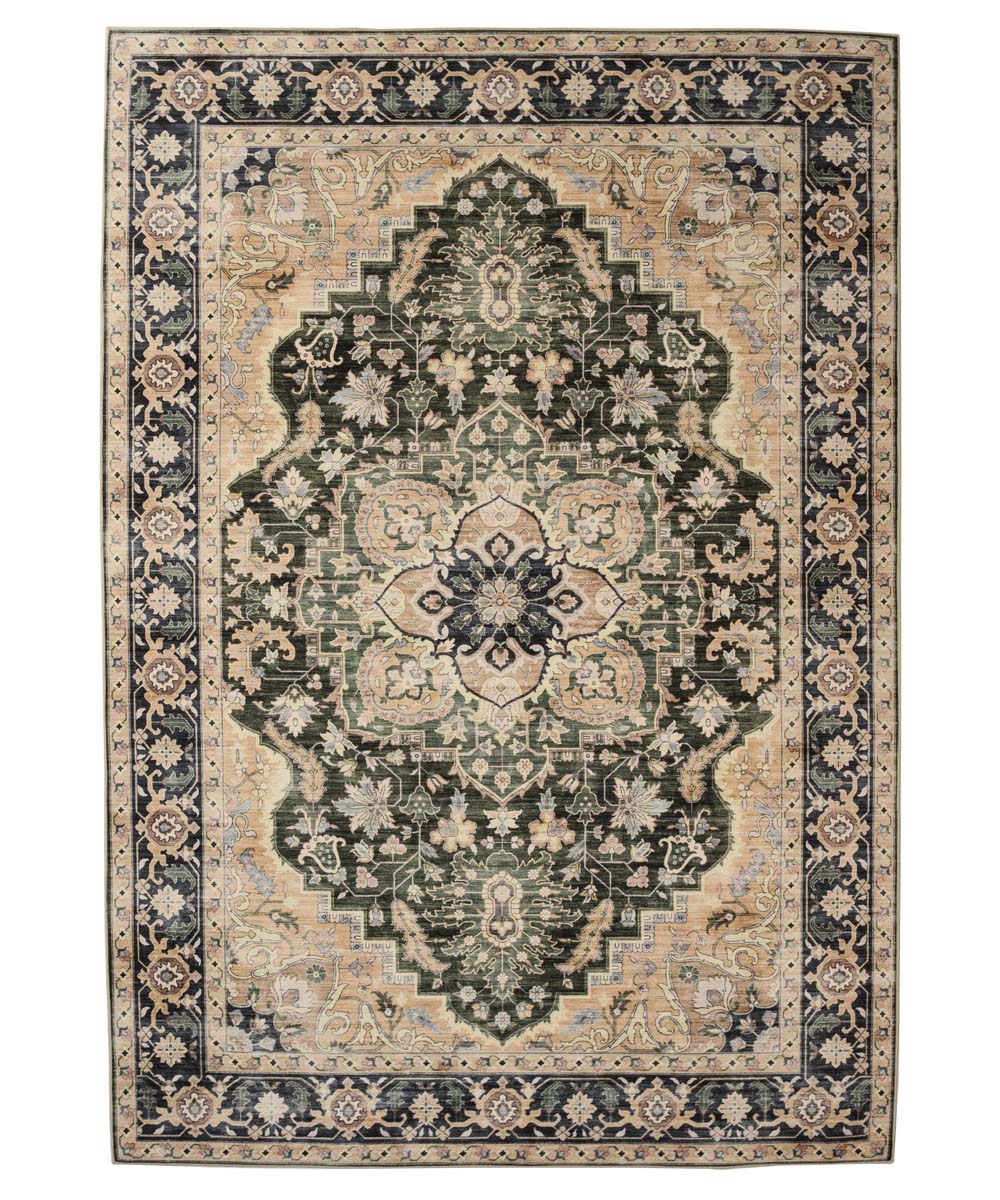 Tapis extérieur vintage - Valenca Fino beige/vert - overzicht Tapis extérieur vintage - Valenca Fino beige/vert - overzicht