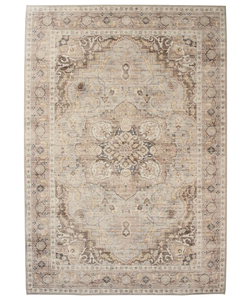 Tapis extérieur vintage - Valenca Fino gris clair/beige - overzicht Tapis extérieur vintage - Valenca Fino gris clair/beige - overzicht