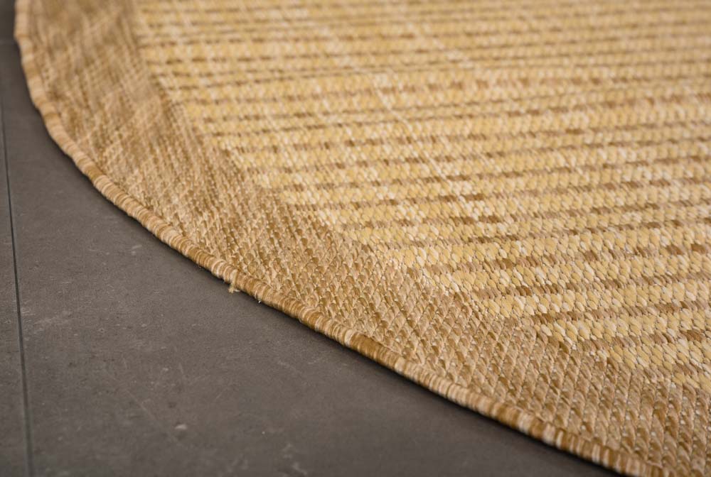Tapis extérieur rond - Coastal beige - close up Tapis extérieur rond - Coastal beige - close up