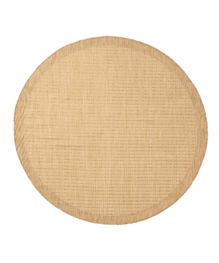 Tapis extérieur rond - Coastal beige - overzicht Tapis extérieur rond - Coastal beige - overzicht