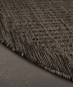 Tapis extérieur rond - Coastal noir - close up, thumbnail Tapis extérieur rond - Coastal noir - close up, thumbnail