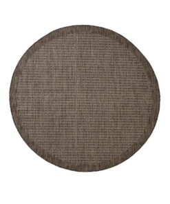 Tapis extérieur rond - Coastal noir - overzicht