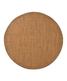 Tapis extérieur rond - Coastal marron - overzicht, thumbnail