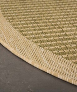 Tapis extérieur rond - Coastal vert - close up, thumbnail