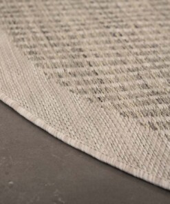 Tapis extérieur rond - Coastal gris - close up, thumbnail Tapis extérieur rond - Coastal gris - close up, thumbnail