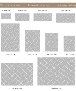 Tapis de couloir poils longs losange Artisan - rose/blanc Tapis de couloir poils longs losange Artisan - rose/blanc