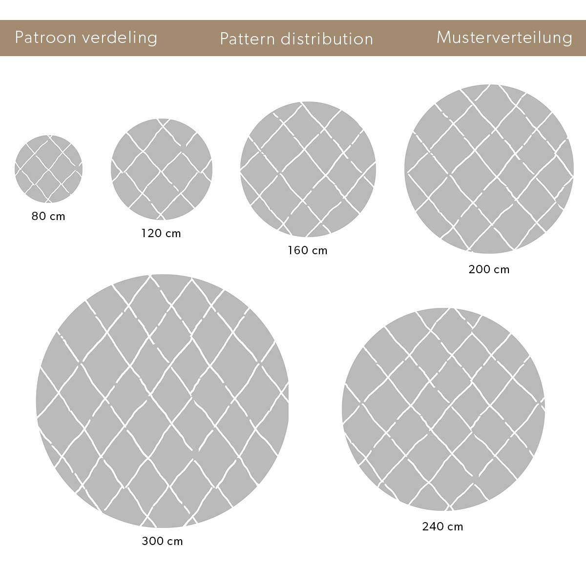 Tapis poils longs Rond losange Artisan - blanc/noir Tapis poils longs Rond losange Artisan - blanc/noir