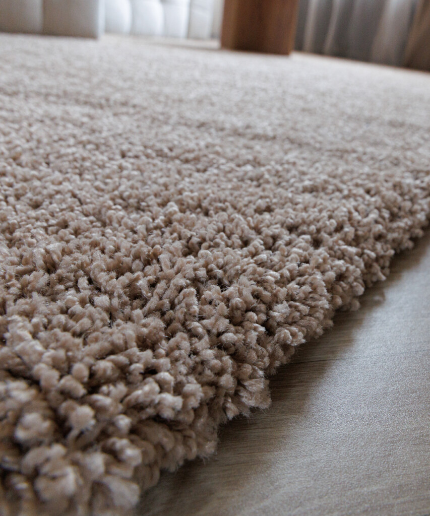 tapis shaggy close-up