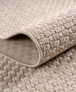 Tapis de balcon aspect jute - Alvra Base beige - close up