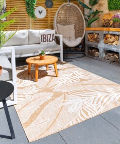 Tapis extérieur jute​ - Borealis beige/crème