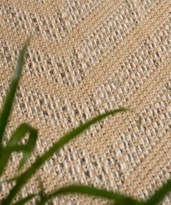 Tapis de balcon aspect jute Sunny Contour - beige - close up, thumbnail Tapis de balcon aspect jute Sunny Contour - beige - close up, thumbnail