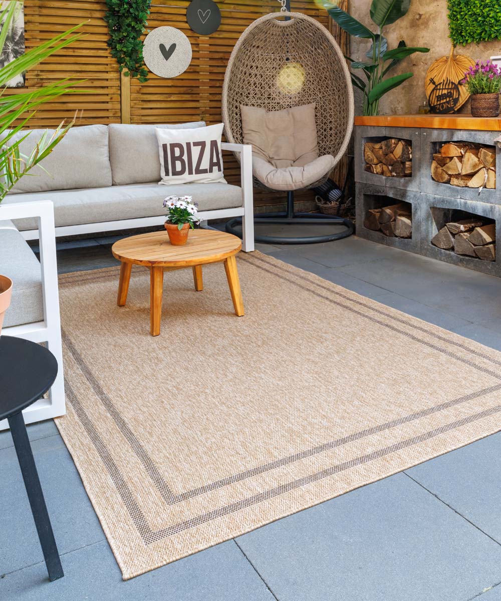 Tapis de balcon jute - Elara beige Tapis de balcon jute - Elara beige