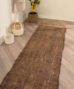 Tapis de couloir jute Chunky - Boho & me - marron/naturel - sfeer
