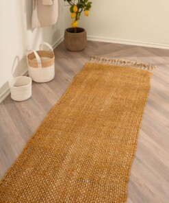 Tapis de couloir jute Chunky - Boho & me - or/naturel - sfeer
