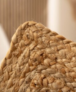 Tapis Carré en jute Boho & me - naturel Tapis Carré en jute Boho & me - naturel