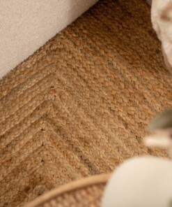 Tapis jute Boho & me - naturel